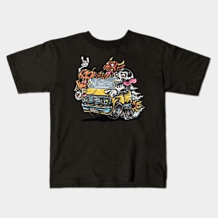 HALLOWEEN HOT ROD Kids T-Shirt